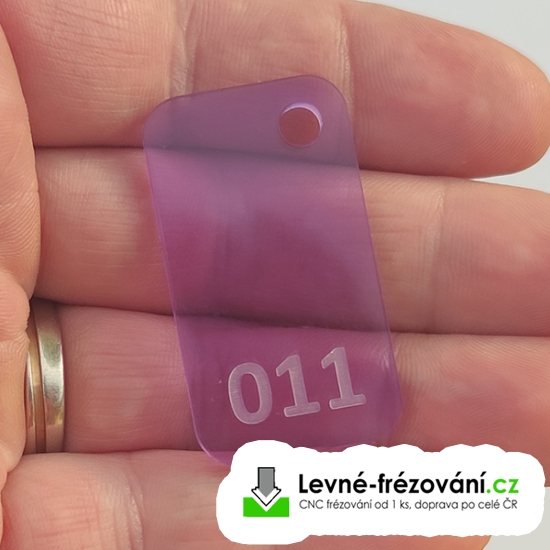 Plexisklo fialová průhledná 011 - 2000 x 1000 - 3 mm - 740x420 mm