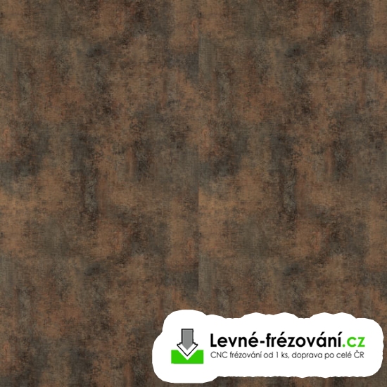 Kompaktní pracovní deska Fundermax Interior 0794 FH Patina Bronze, černé jádro