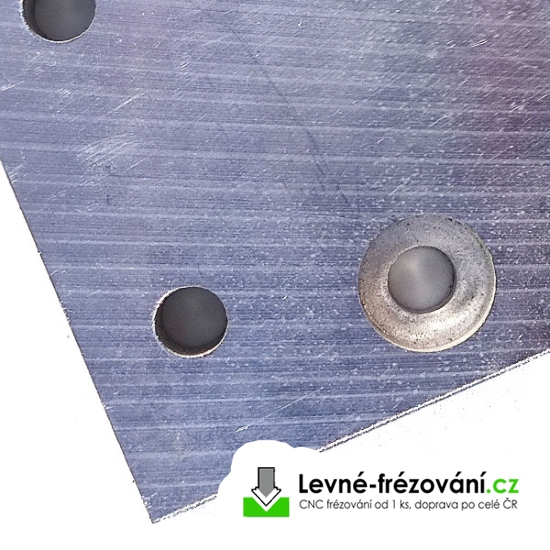Al 0,5 mm přírodní - 2000x1000 mm