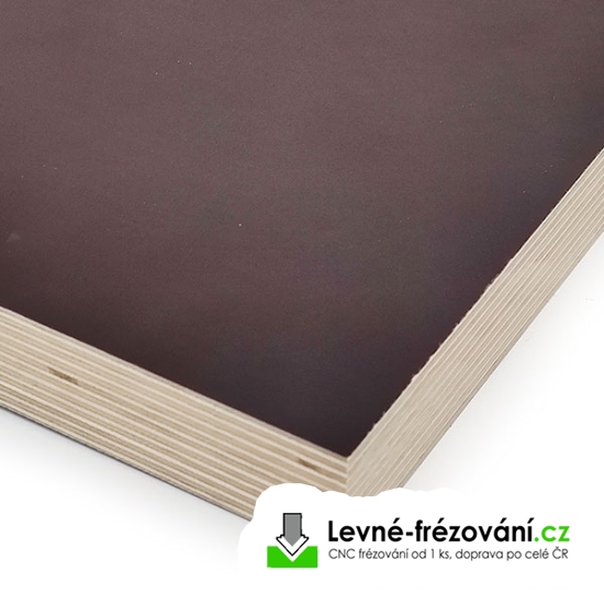 Foliovaná překližka hladká - 2500 x 1250 - 15 mm