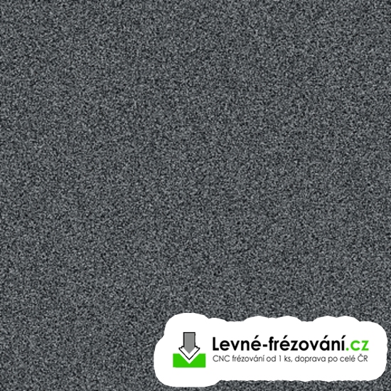 Kompaktní deska Fundermax Exterior 0070 NT+G Carbon Grey+Glitter, hnědé jádro