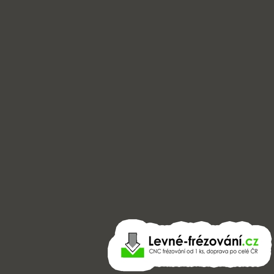 Kompaktní deska Fundermax Exterior 0077 NT Charcoal, hnědé jádro