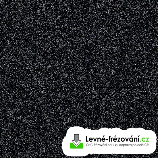 Kompaktní deska Fundermax Exterior 0080 NT+G Black+Glitter, hnědé jádro