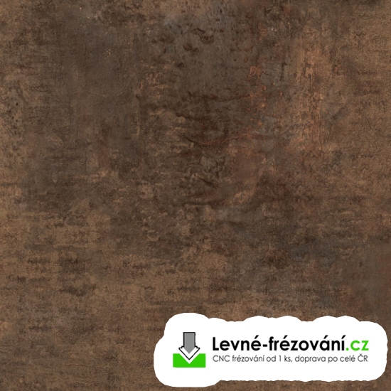 Kompaktní pracovní deska Fundermax Interior 0794 FH Patina Bronze, černé jádro