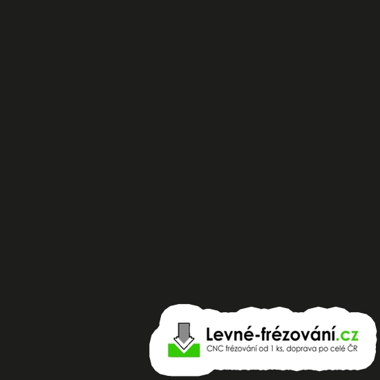 Kompaktní pracovní deska Fundermax Interior Plus Černá 0080 SX - hrubý povrch / IP - hladký povrch, černé jádro