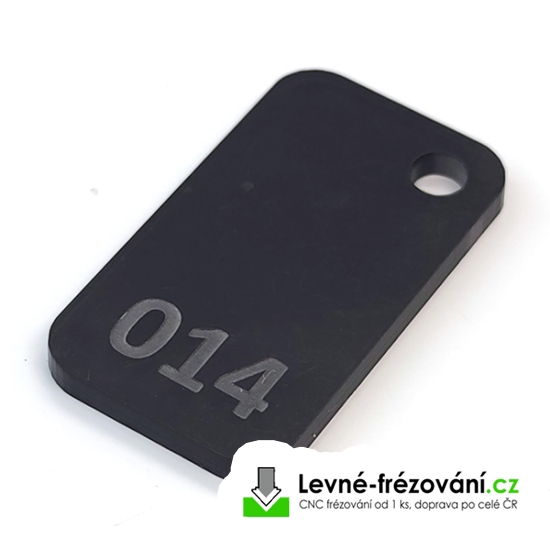 Plexisklo kouřové černé 014 - 2000 x 1000 - 3 mm - 740x420 mm