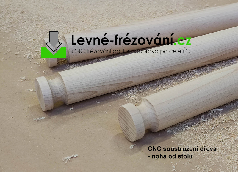 Soustužená noha od stolu